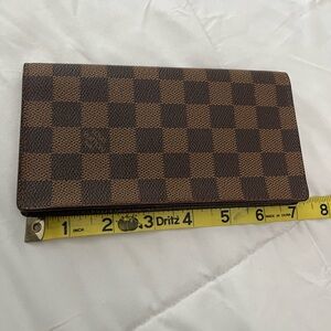 Louis Vuitton Brown Damier Ebene Long Wallet